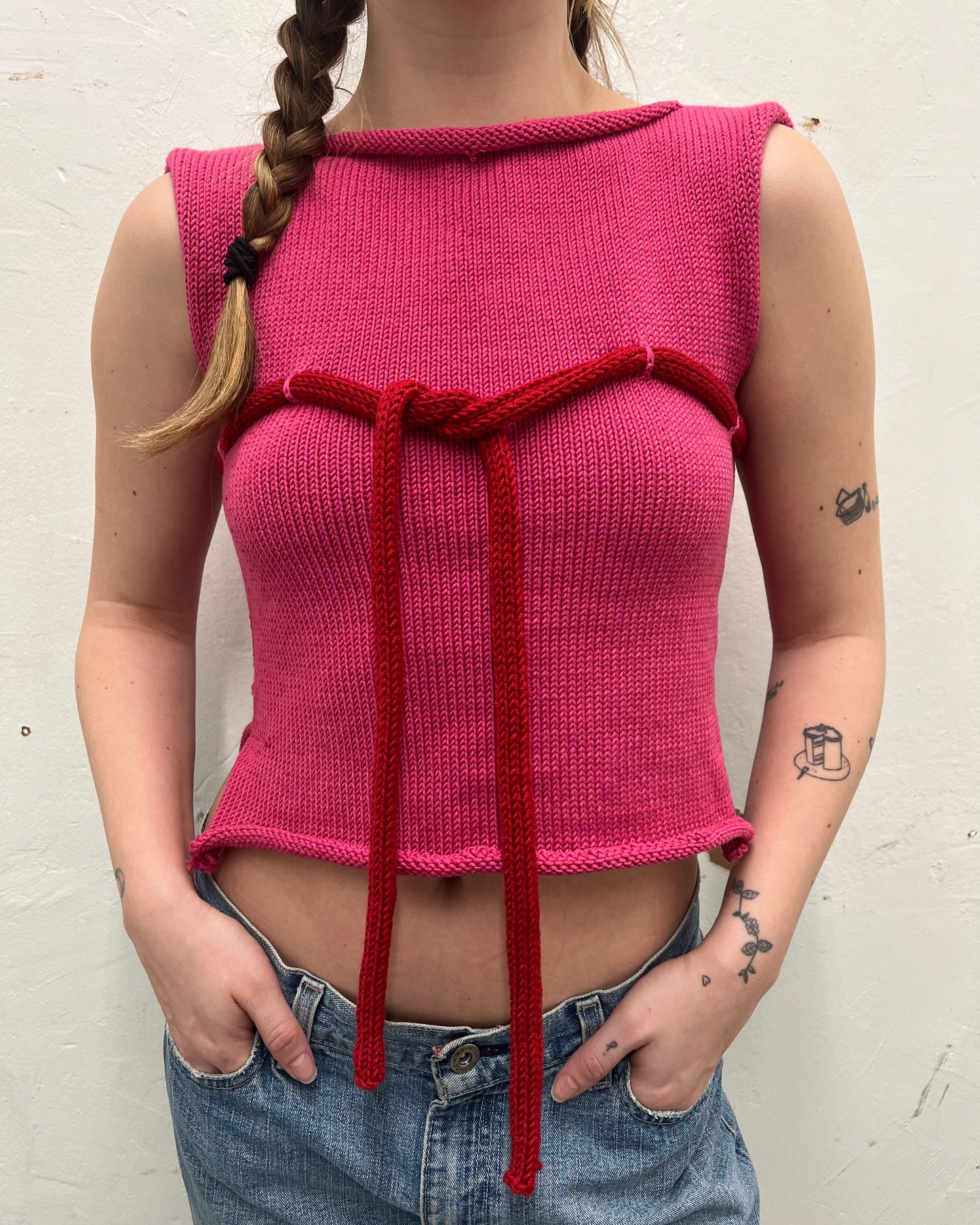 Work Wife Top - Hot Pink/Red